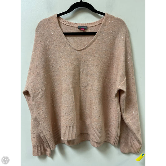 Sweater By Vince Camuto In Pink, Size: L