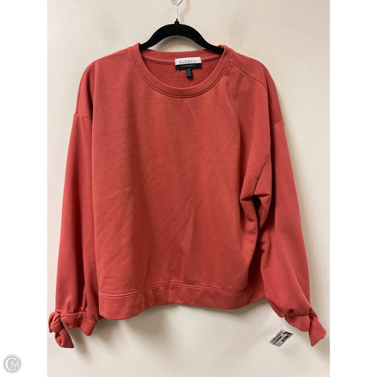 Sweatshirt Crewneck By Eloquii In Pink, Size: Xl