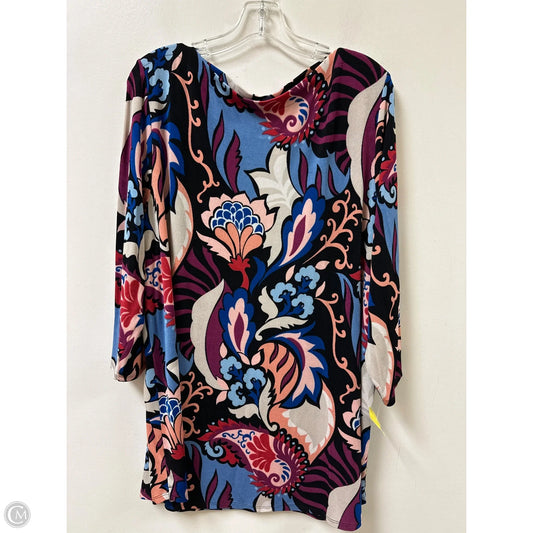 Top Long Sleeve By Chicos In Multi-colored, Size: 1x