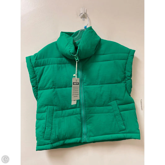 Vest Puffer & Quilted By Clothes Mentor In Green, Size: S