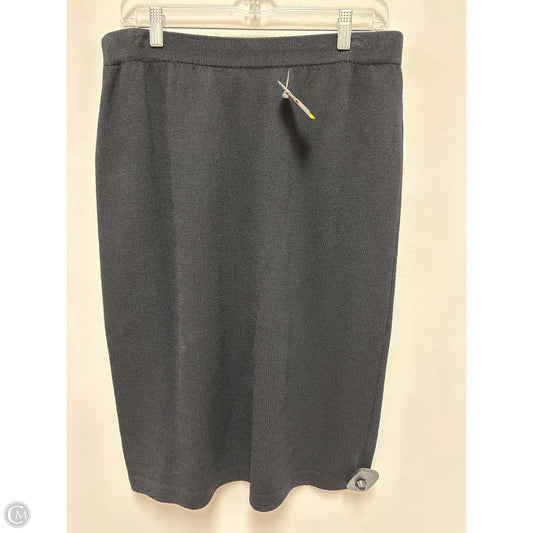 Skirt Luxury Designer By St John Collection In Black, Size: 12
