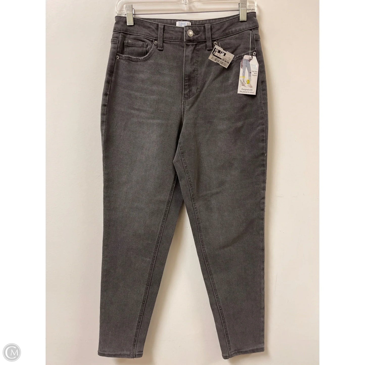 Jeans Skinny By Time And Tru In Grey Denim, Size: 4