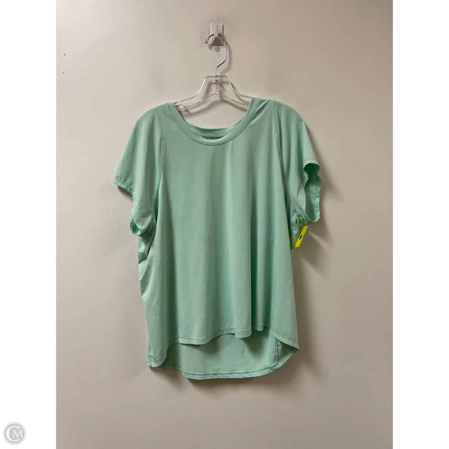 Athletic Top Short Sleeve By All In Motion In Green, Size: Xl