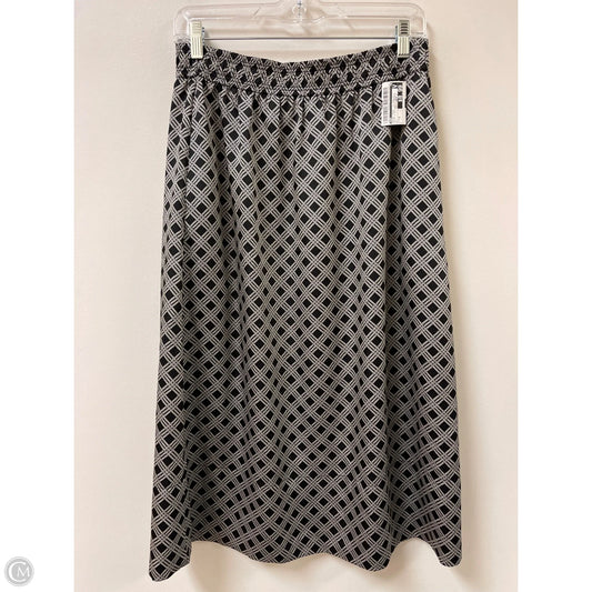 Skirt Midi By H&m In Black & White, Size: 8