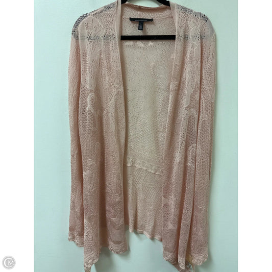 Sweater Cardigan By White House Black Market In Pink, Size: L
