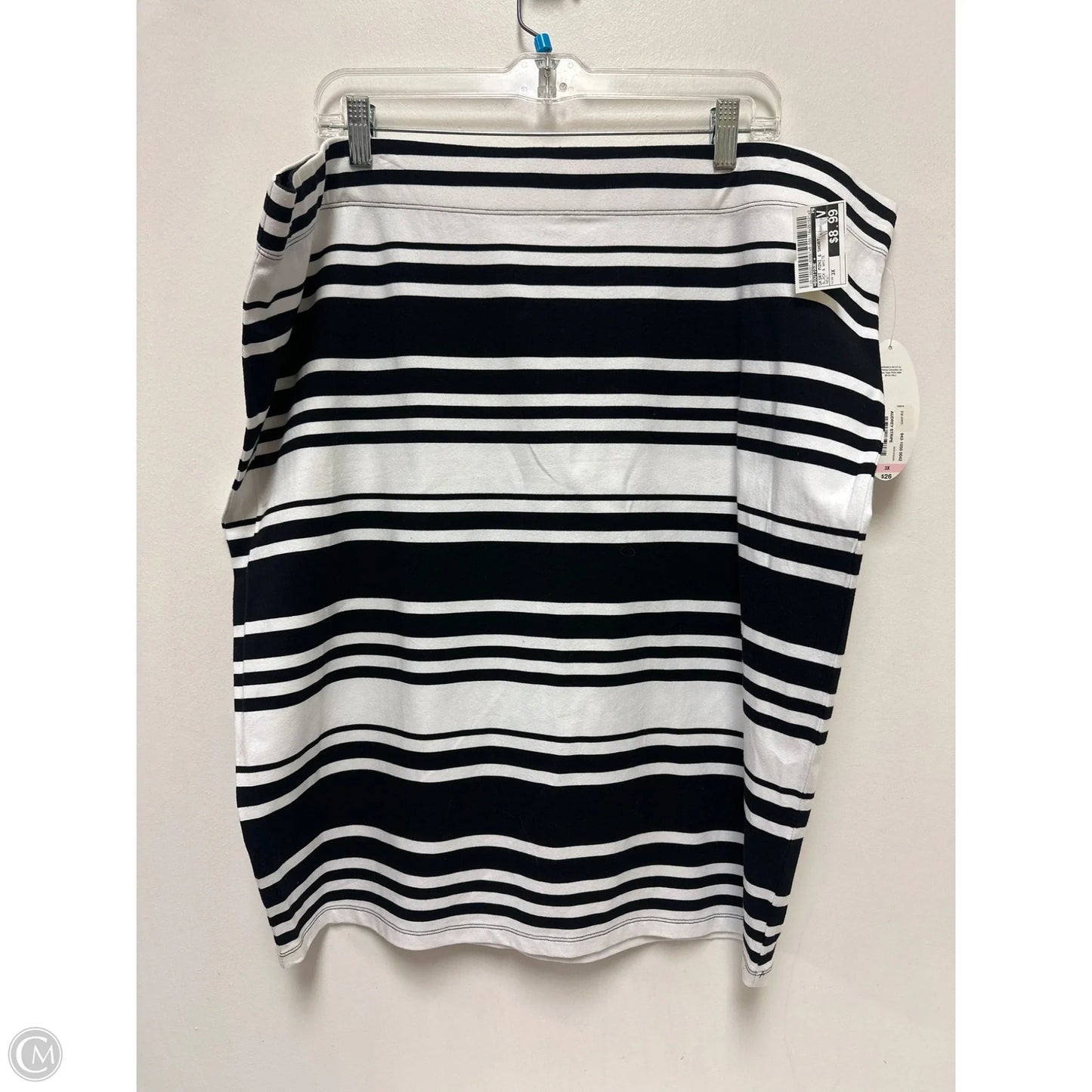 Skirt Mini & Short By Boutique + In Black & White, Size: 3x