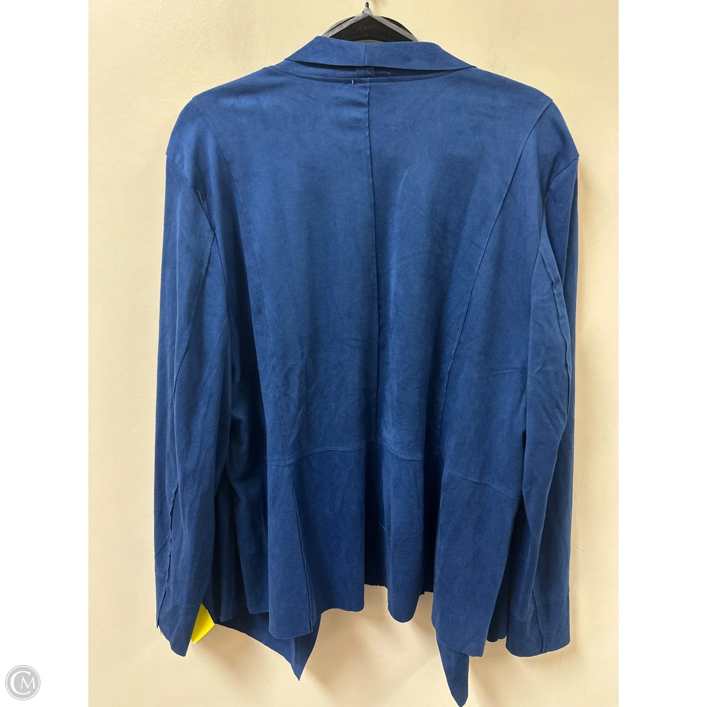 Sweater Cardigan By Alfred Dunner In Blue, Size: 1x