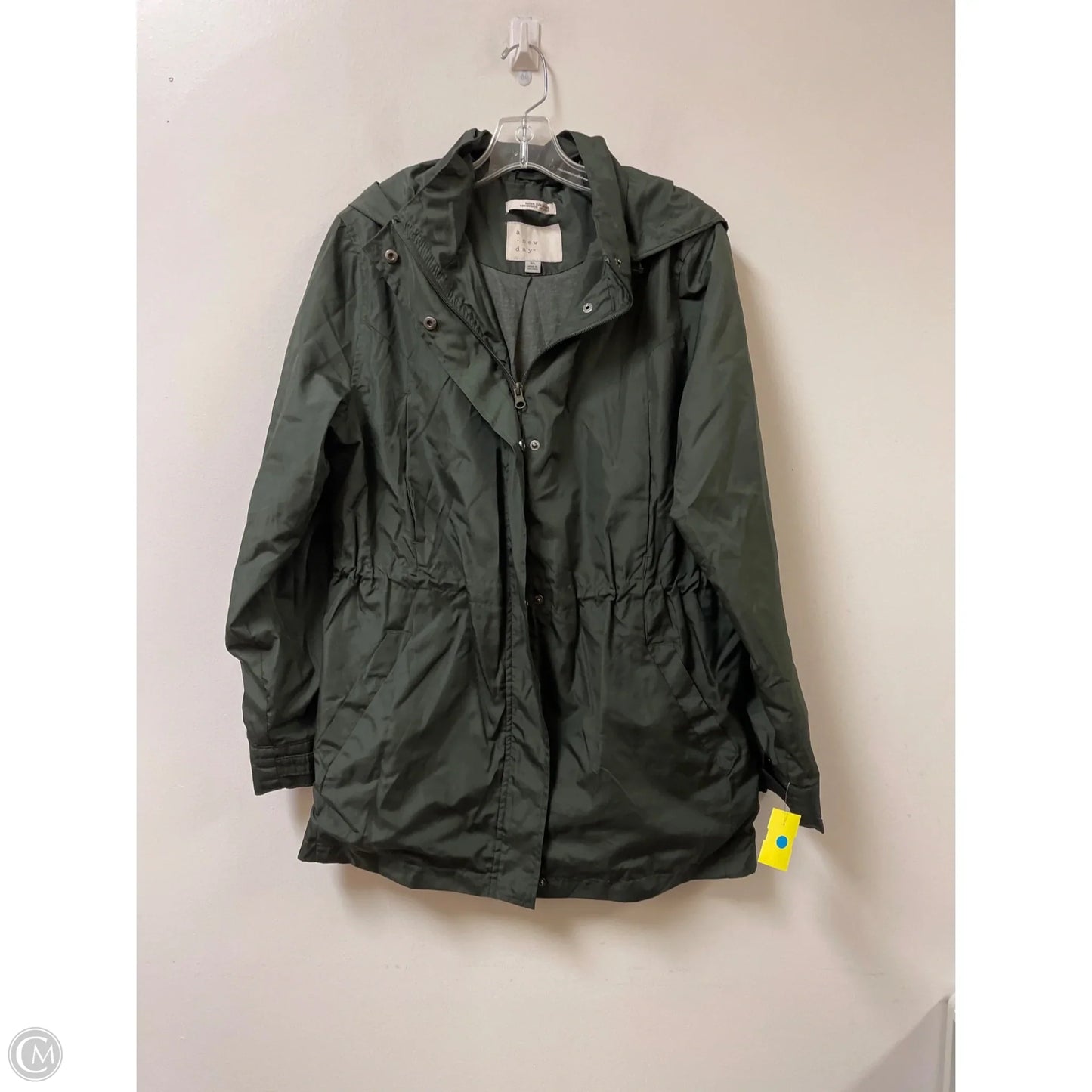 Jacket Windbreaker By A New Day In Black, Size: Xl