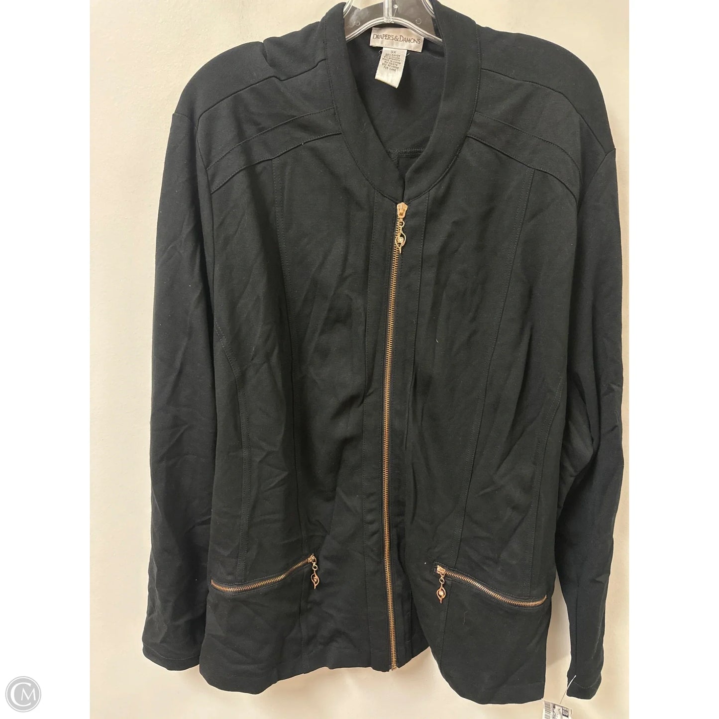 Jacket Other By Clothes Mentor In Black, Size: 3x