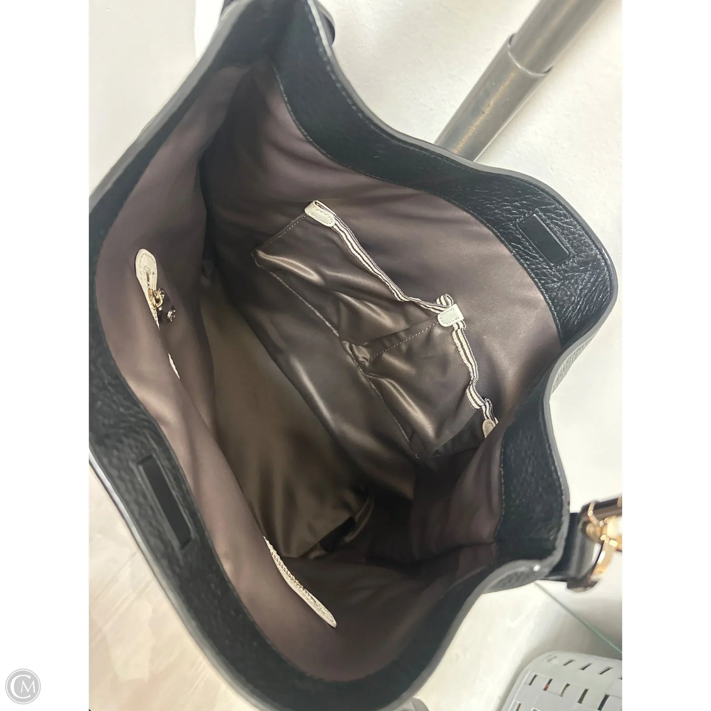 Handbag Leather By Henri Bendel, Size: Medium