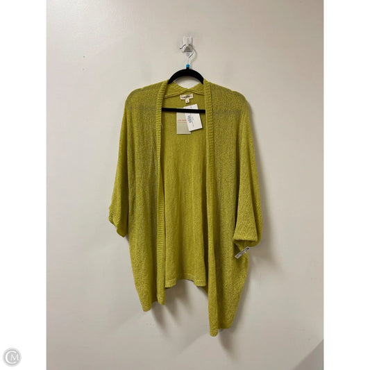 Sweater Cardigan By Ee Some In Yellow, Size: L