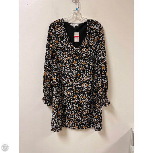 Dress Casual Short By Clothes Mentor In Black & Cream, Size: L