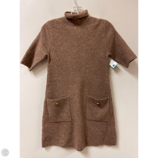 Dress Casual Short By Zara In Brown, Size: S
