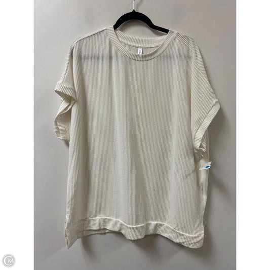Top Short Sleeve By Dokotoo In White, Size: L