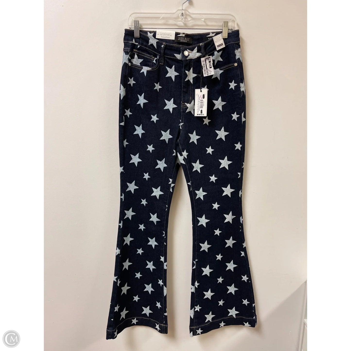 Jeans Flared By Judy Blue In Blue Denim, Size: 8