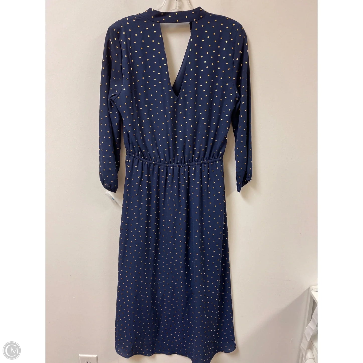 Dress Casual Maxi By Laundry In Blue & Gold, Size: S