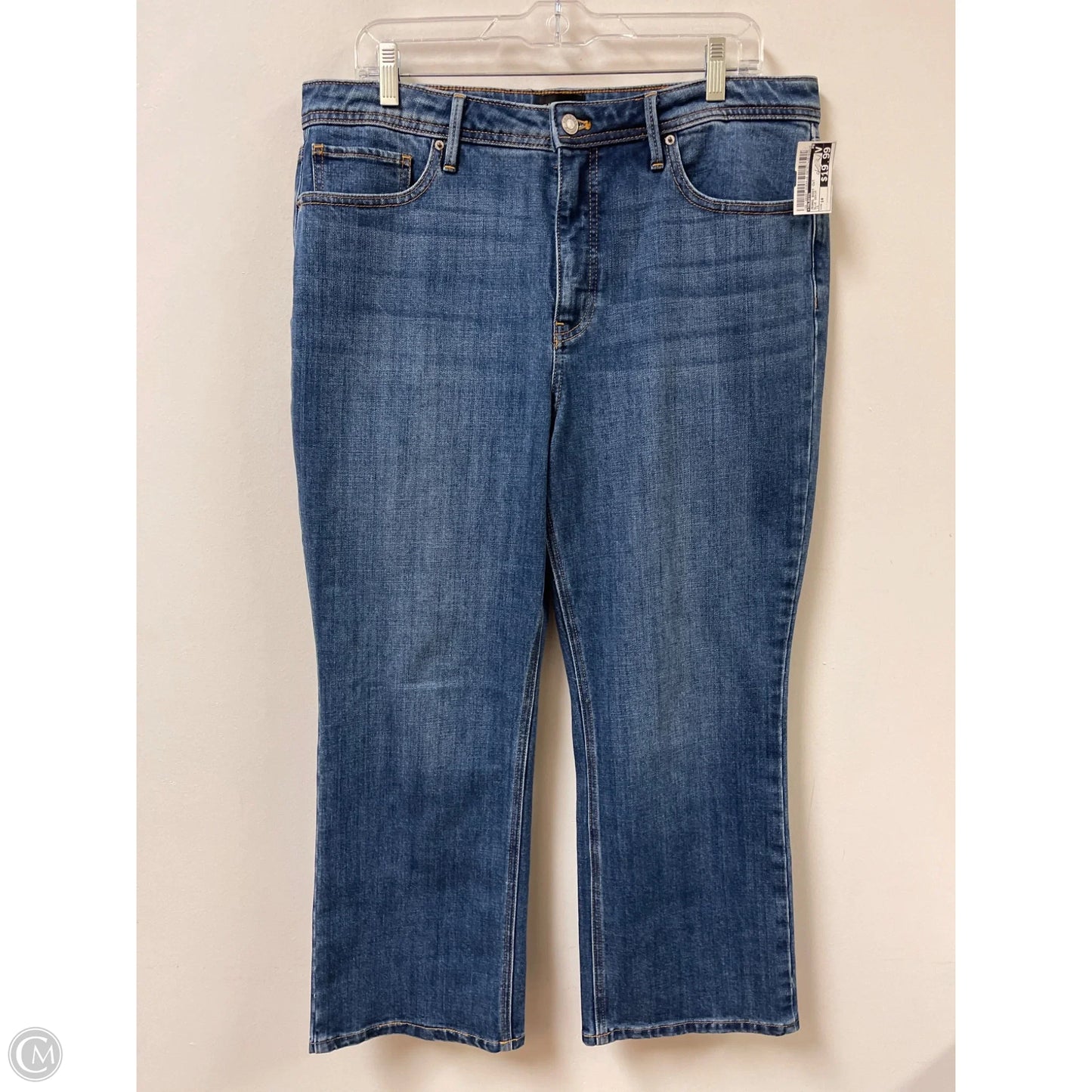 Jeans Boot Cut By Talbots In Blue Denim, Size: 14