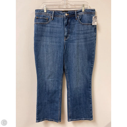 Jeans Boot Cut By Talbots In Blue Denim, Size: 14
