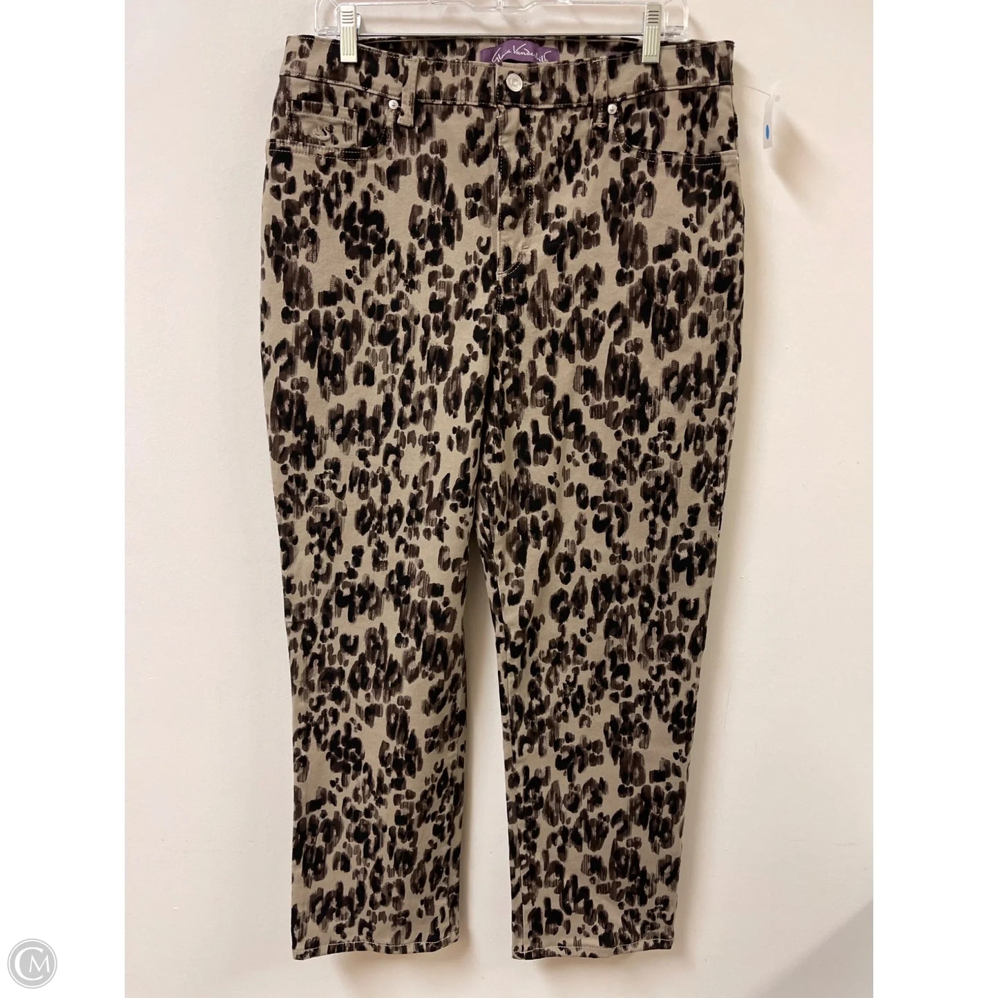 Jeans Skinny By Gloria Vanderbilt In Animal Print, Size: 12