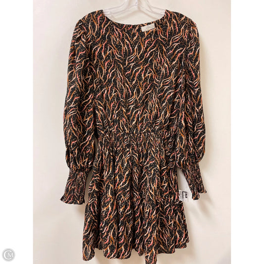 Dress Casual Short By Entro In Black & Pink, Size: L