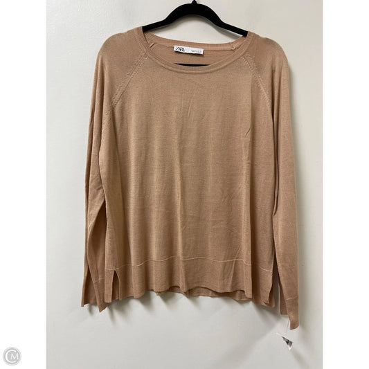 Sweater By Zara In Brown, Size: L
