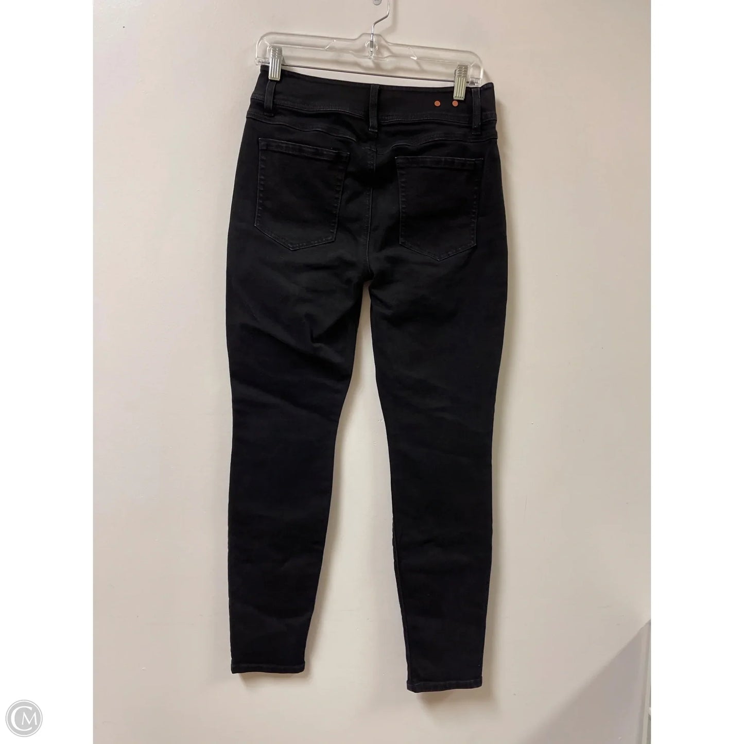 Jeans Skinny By Cabi In Black Denim, Size: 8