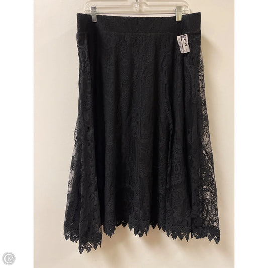 Skirt Midi By Torrid In Black, Size: 20