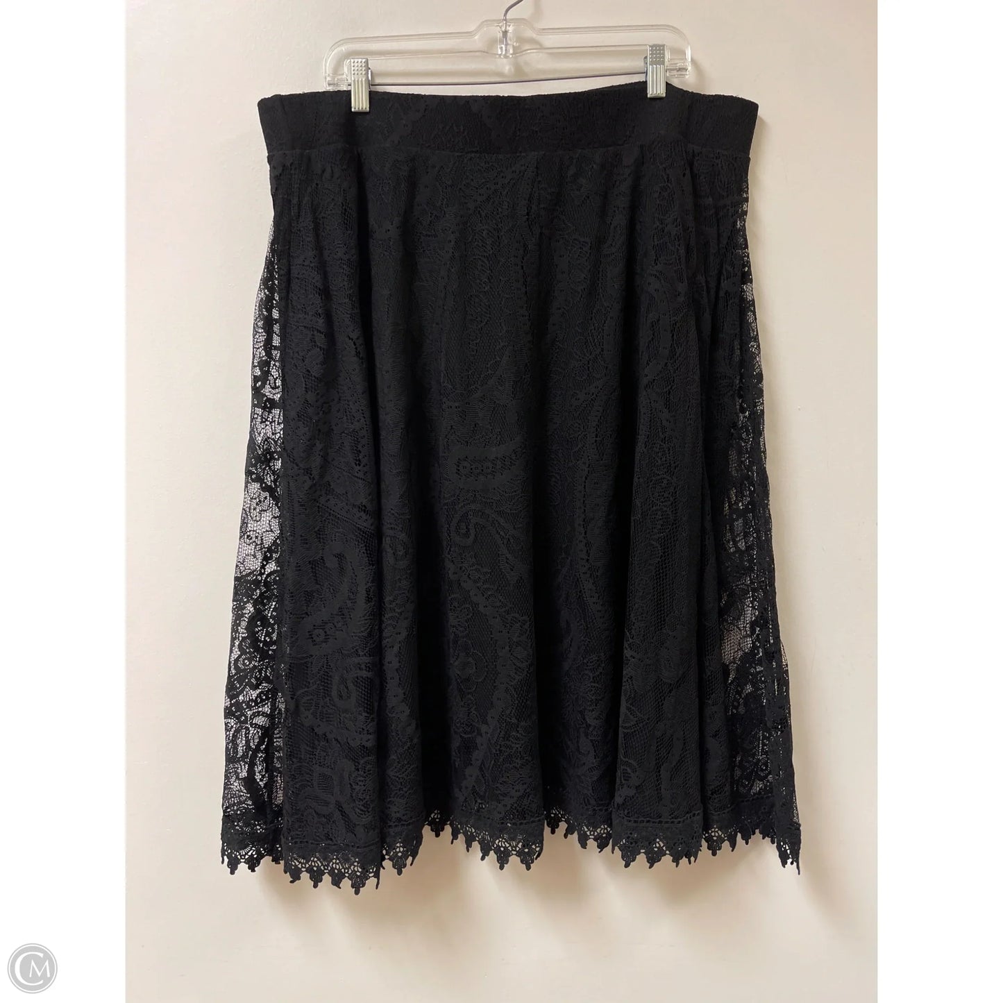 Skirt Midi By Torrid In Black, Size: 20