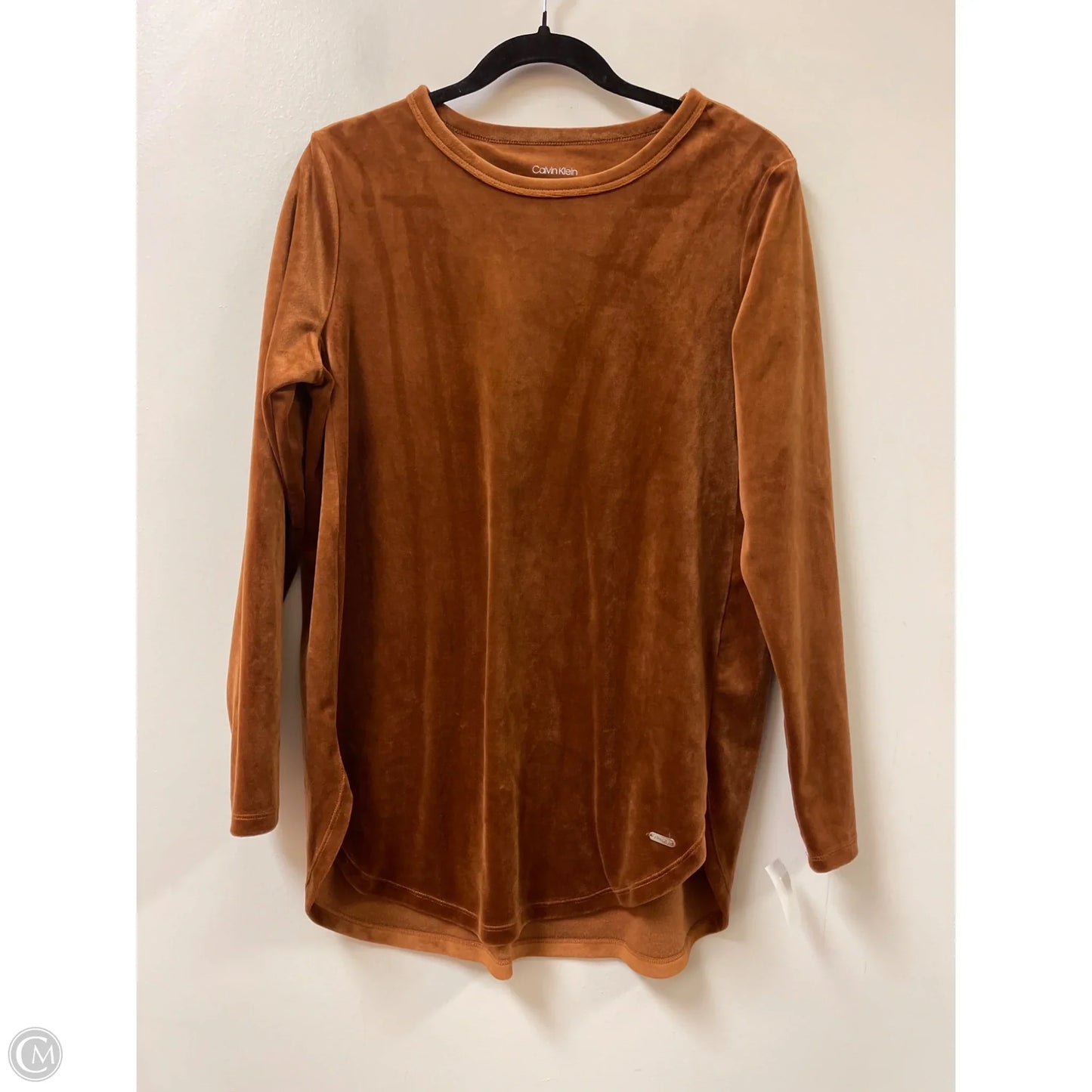 Sweater By Calvin Klein In Brown, Size: S