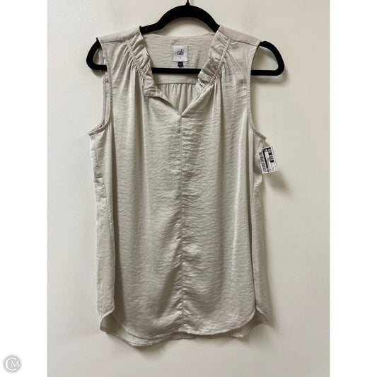 Top Sleeveless By Cabi In Grey, Size: S