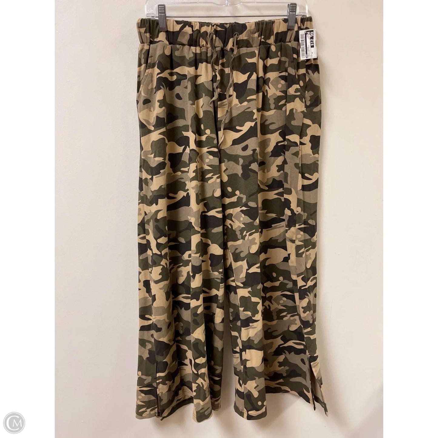 Pants Lounge By Pol In Camouflage Print, Size: 12