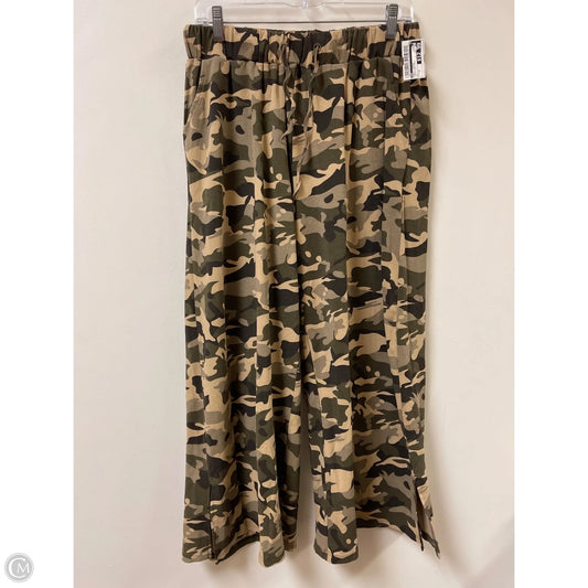 Pants Lounge By Pol In Camouflage Print, Size: 12