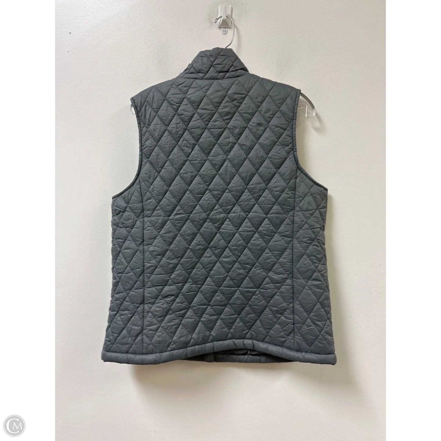 Vest Puffer & Quilted By Time And Tru In Grey, Size: L