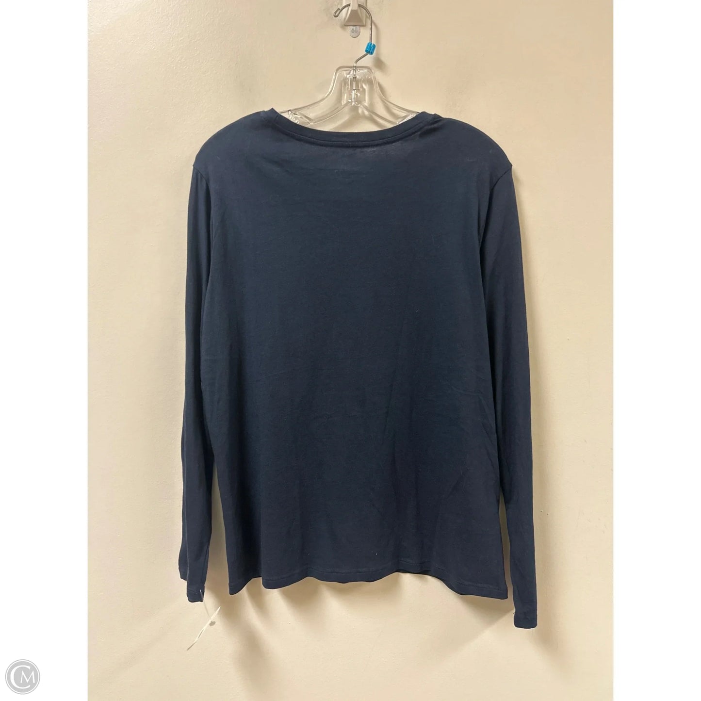 Top Long Sleeve By Time And Tru In Navy, Size: L