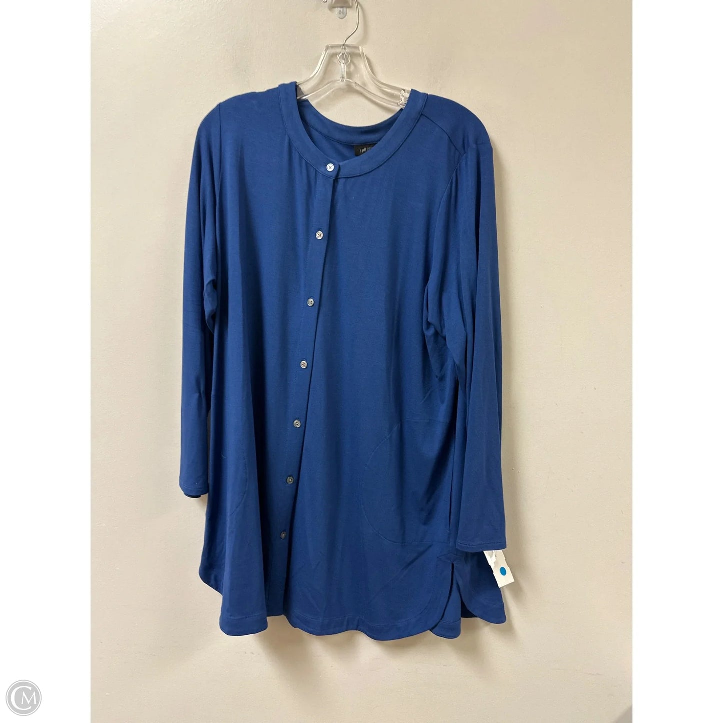 Sweater Cardigan By J. Jill In Blue, Size: Xl