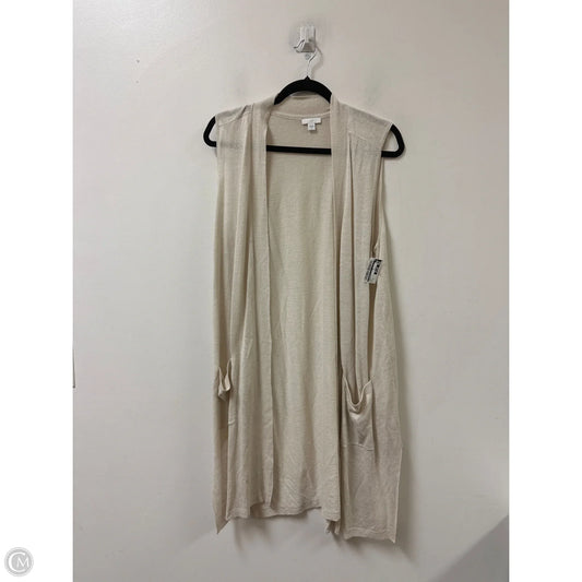 Cardigan By J. Jill In Cream, Size: Xl