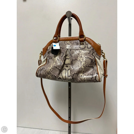 Handbag Designer By Brahmin, Size: Large