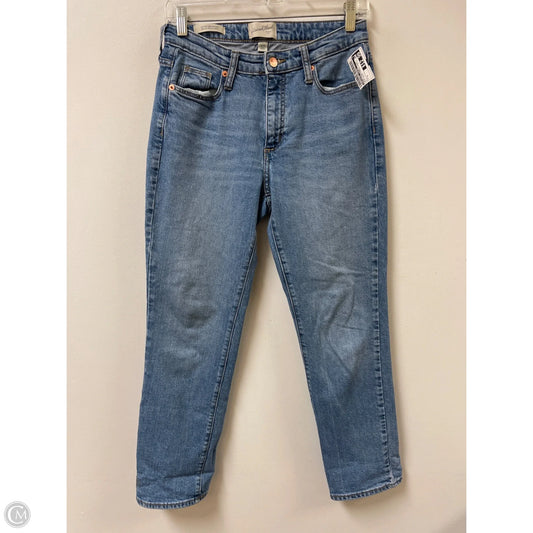 Jeans Straight By Universal Thread In Blue Denim, Size: 4