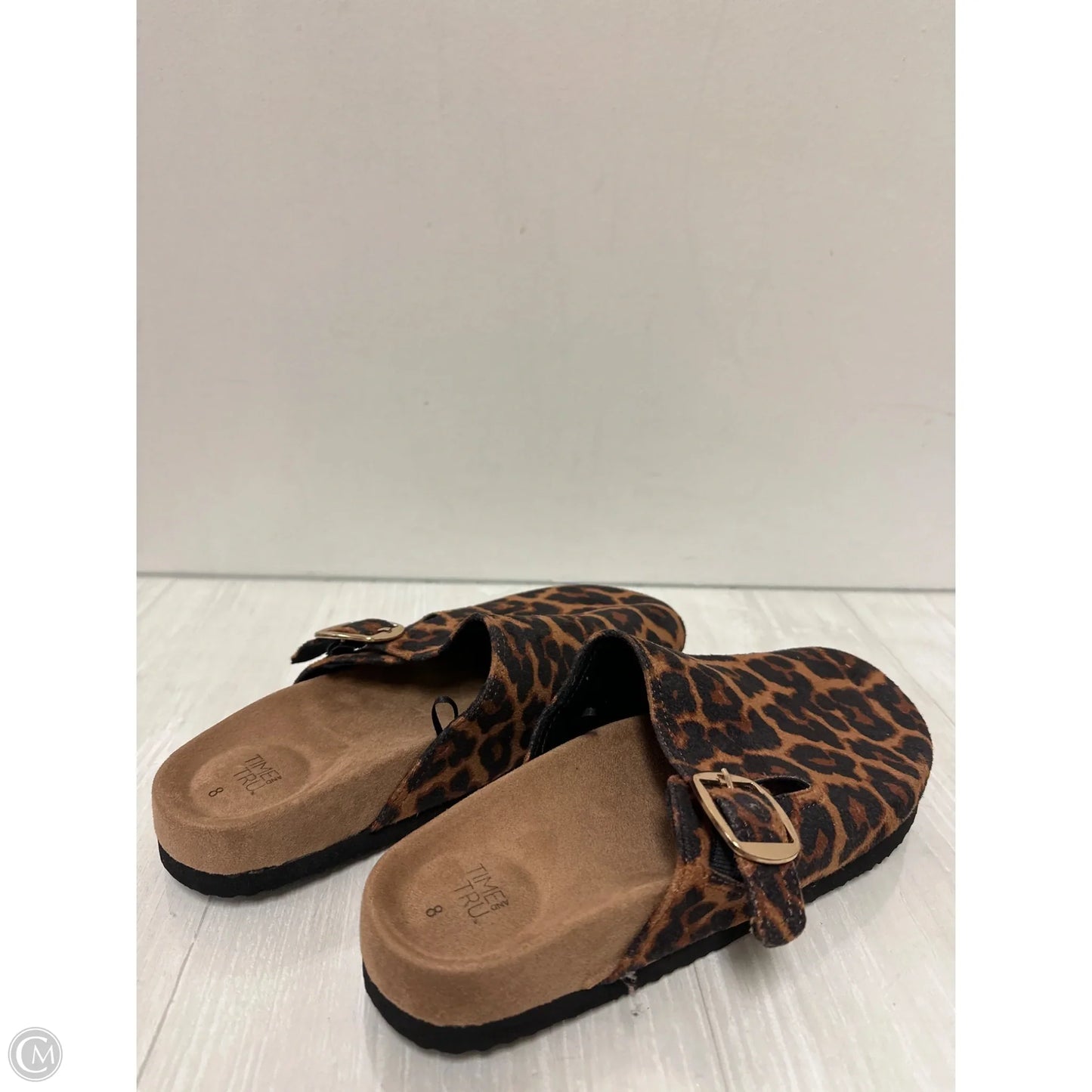 Shoes Flats By Time And Tru In Animal Print, Size: 8