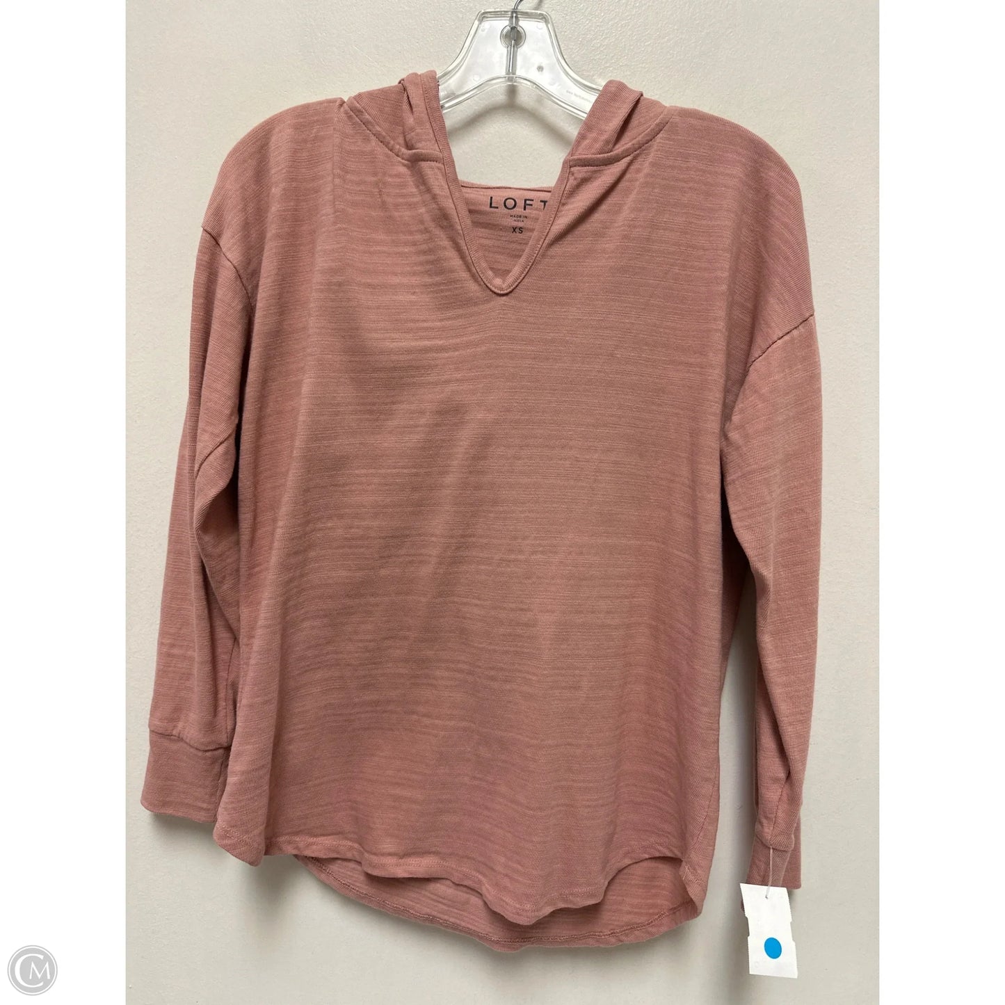 Top Long Sleeve By Loft In Pink, Size: Xs