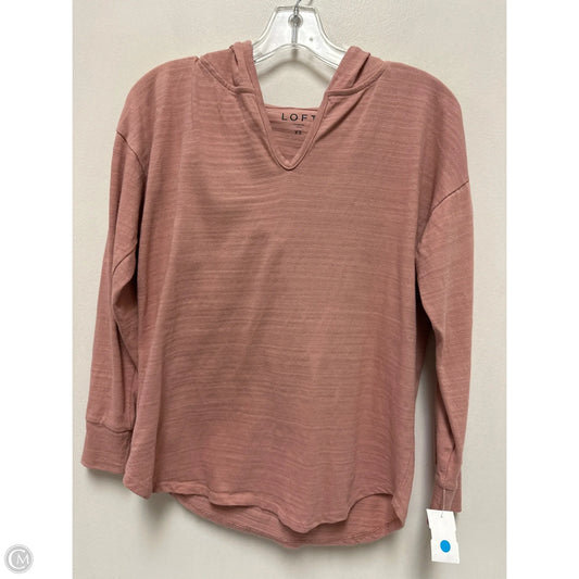 Top Long Sleeve By Loft In Pink, Size: Xs