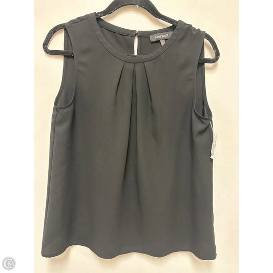 Top Sleeveless By Nine West In Black, Size: M