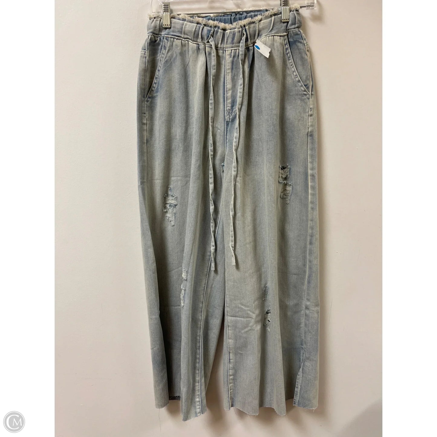 Jeans Wide Leg By Pol In Blue Denim, Size: 4