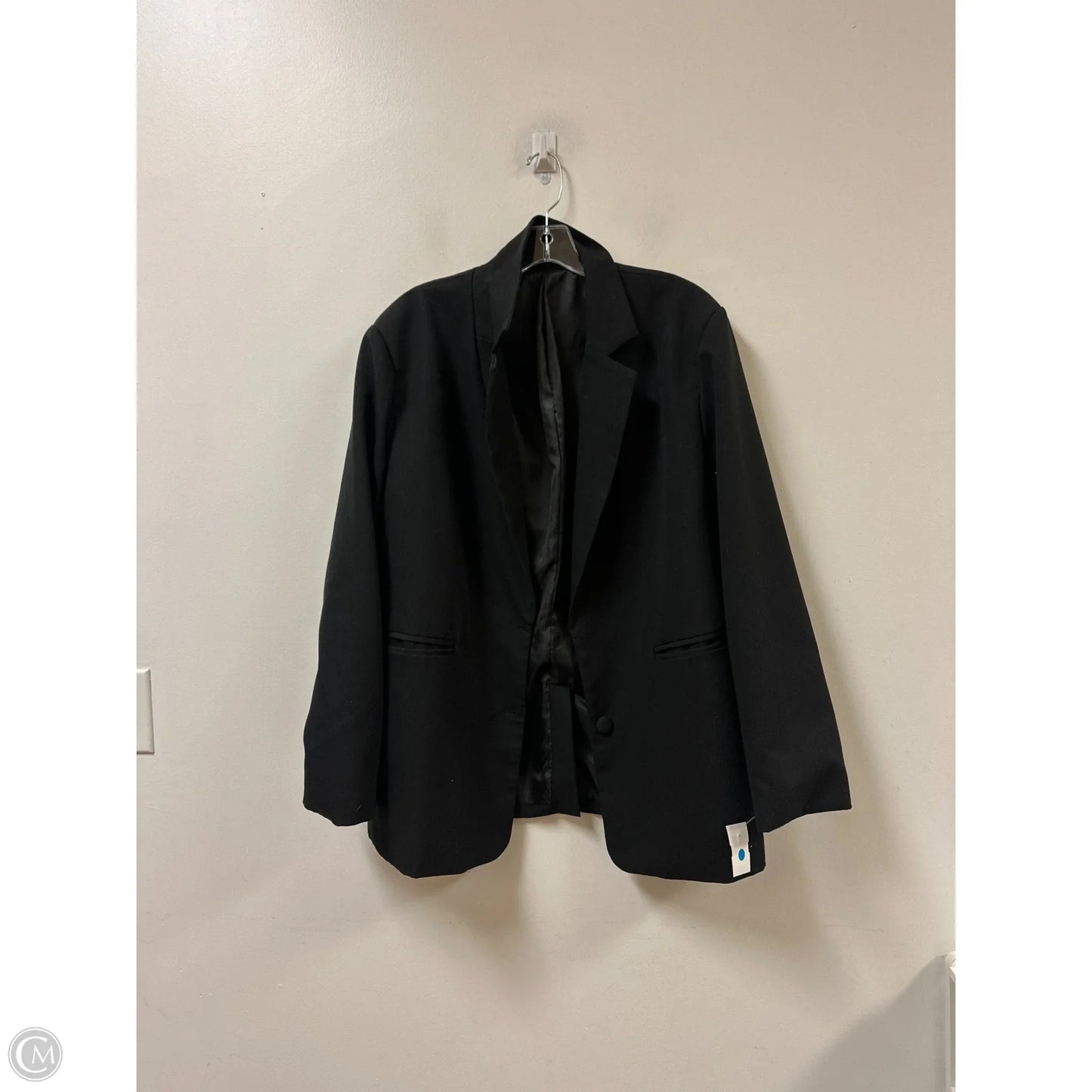Blazer By Clothes Mentor In Black, Size: 1x