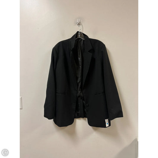 Blazer By Clothes Mentor In Black, Size: 1x