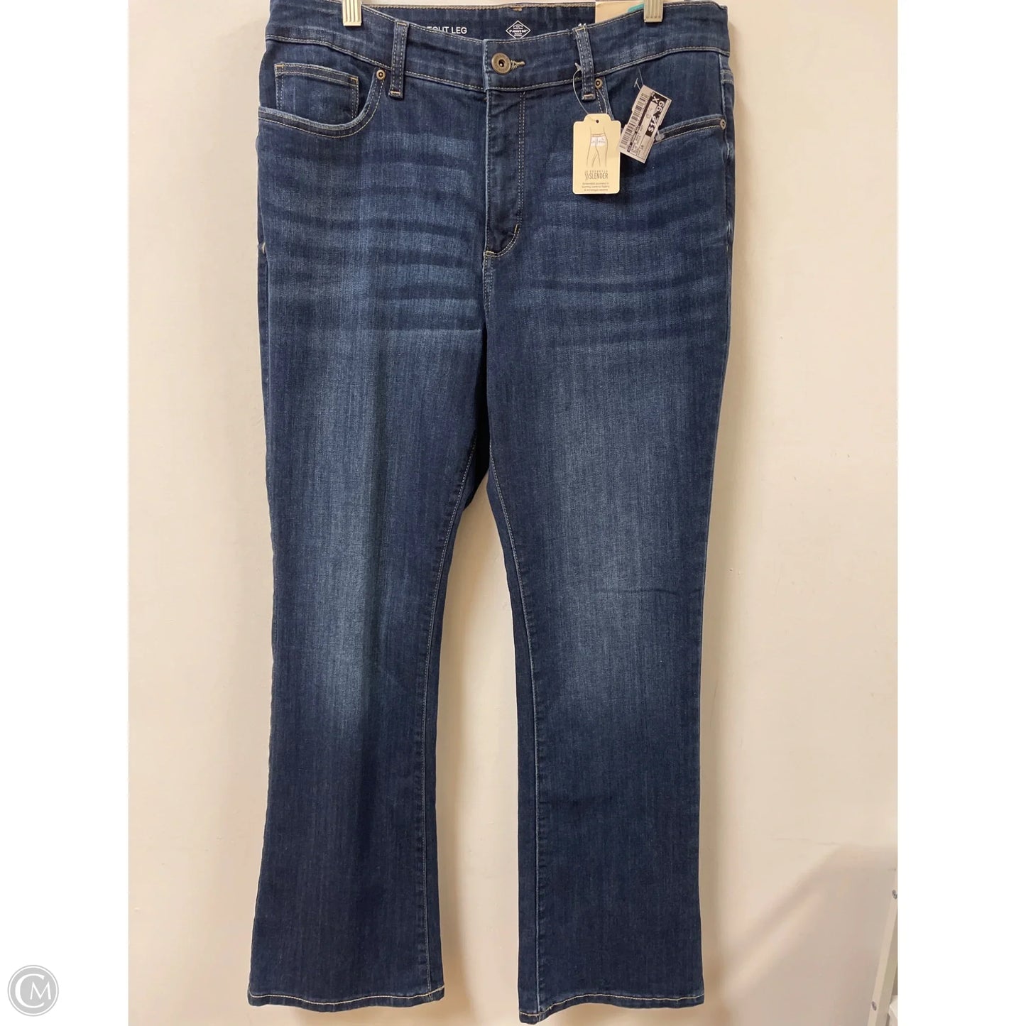 Jeans Boot Cut By St Johns Bay In Blue Denim, Size: 16