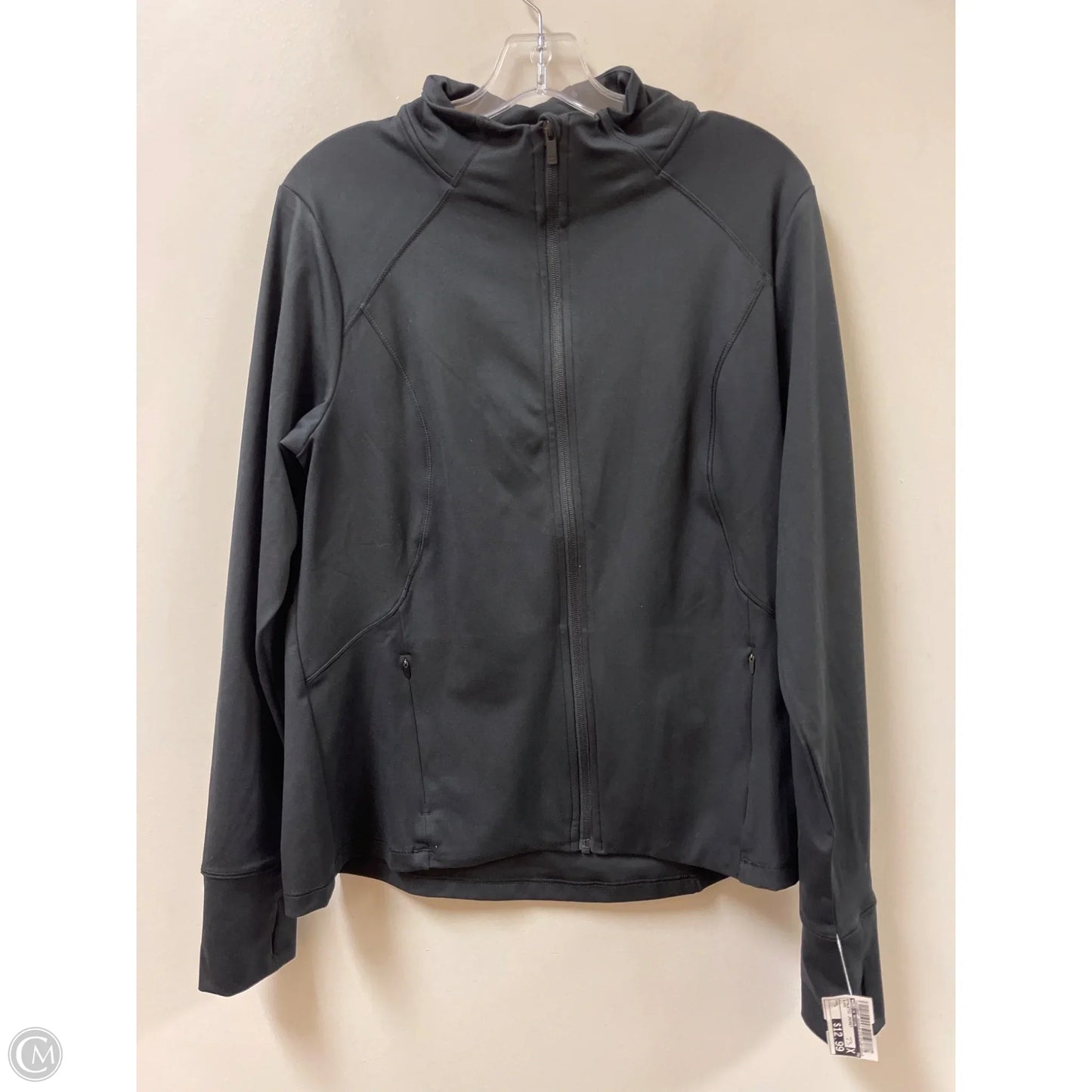 Athletic Jacket By All In Motion In Black, Size: L