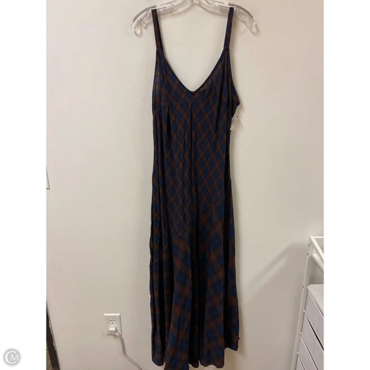 Dress Casual Maxi By Torrid In Blue & Brown, Size: 2x
