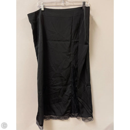 Skirt Maxi By Cider In Black, Size: 20