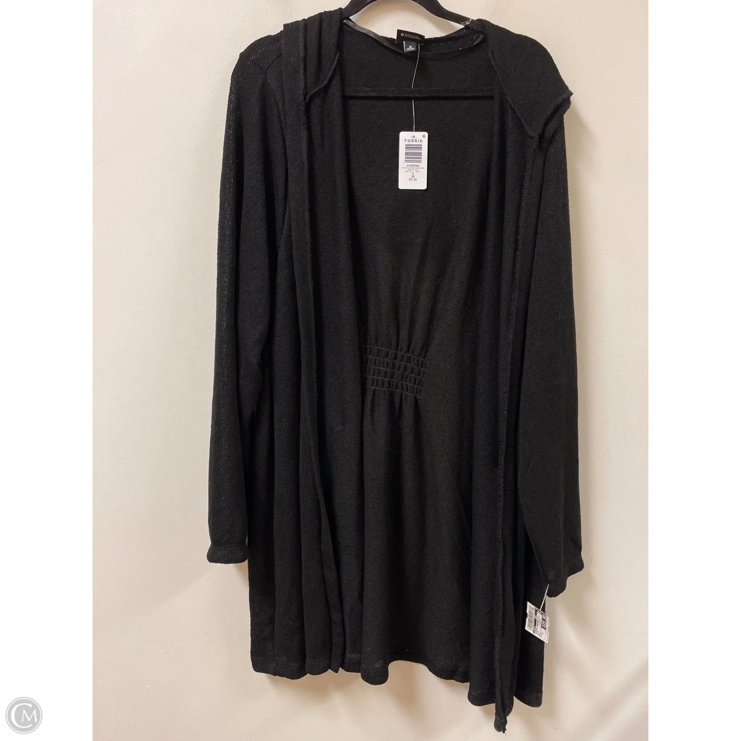 Sweater Cardigan By Torrid In Black, Size: 3x